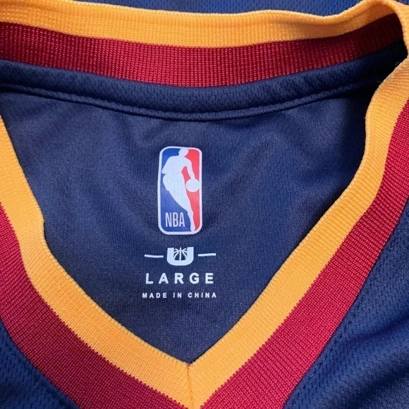 Cleveland Cavaliers Jersey LeBron James NBA Throwback Size Large NWT - Picture 5 of 10